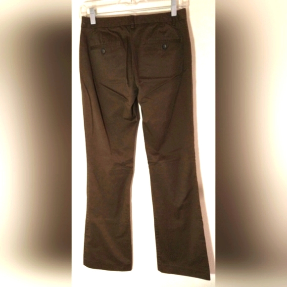 THE LIMITED MISSES TEENS SIZE 0 REGULAR PANTS STRETCH DEEP OLIVE GREEN NWOT. - Picture 2 of 6